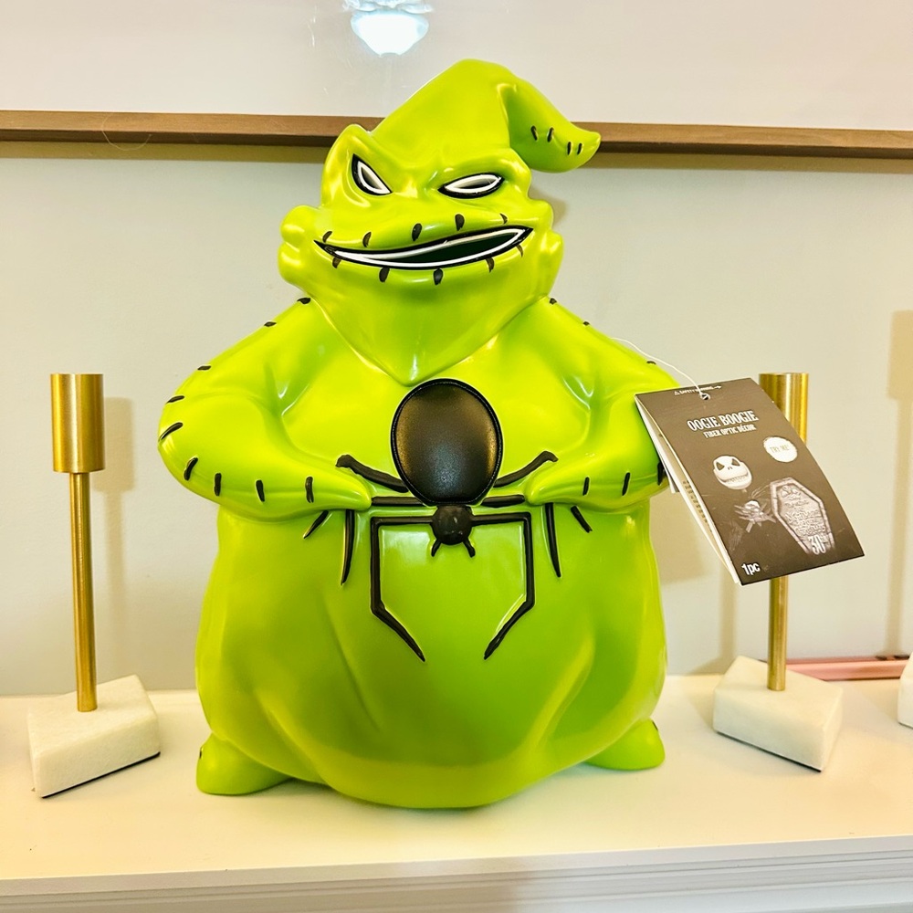 Oogie Boogie fiber optic blow mold decor